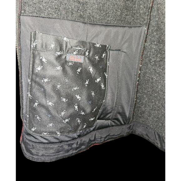 Woolrich Buffalo Check Plaid Wool Blend Hooded Jacket Women's Size Medium - Picture 5 of 7